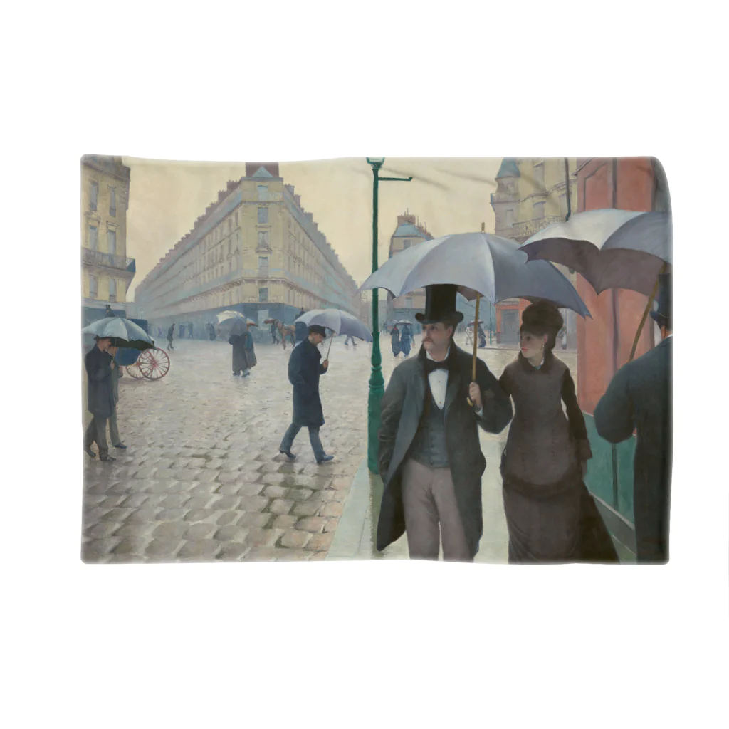 世界美術商店のパリの通り、雨 / Paris Street; Rainy Day ブランケット