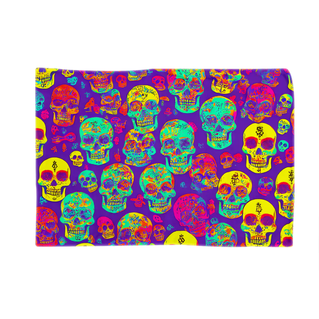 TakashiSのskull wallpaper Blanket