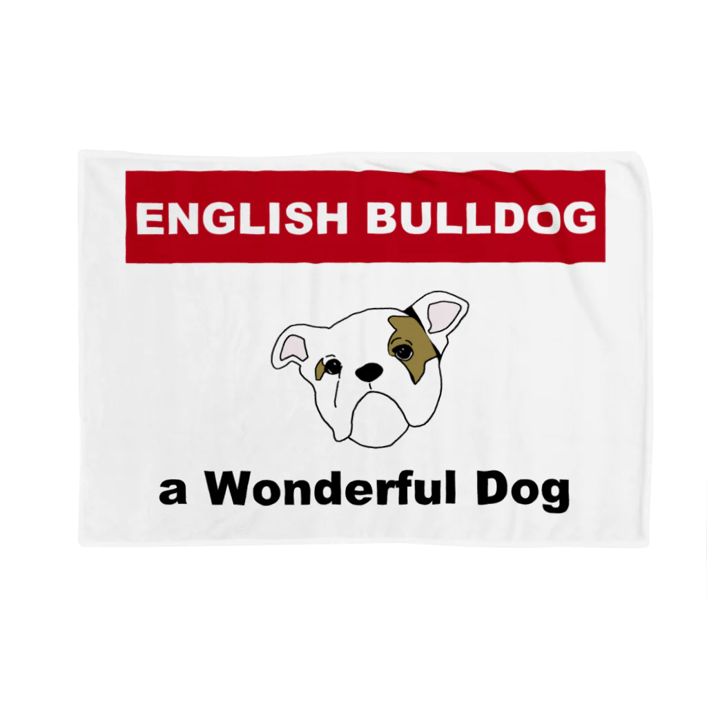 ナミノコ雑貨店のWonderful englishbulldog ブランケット