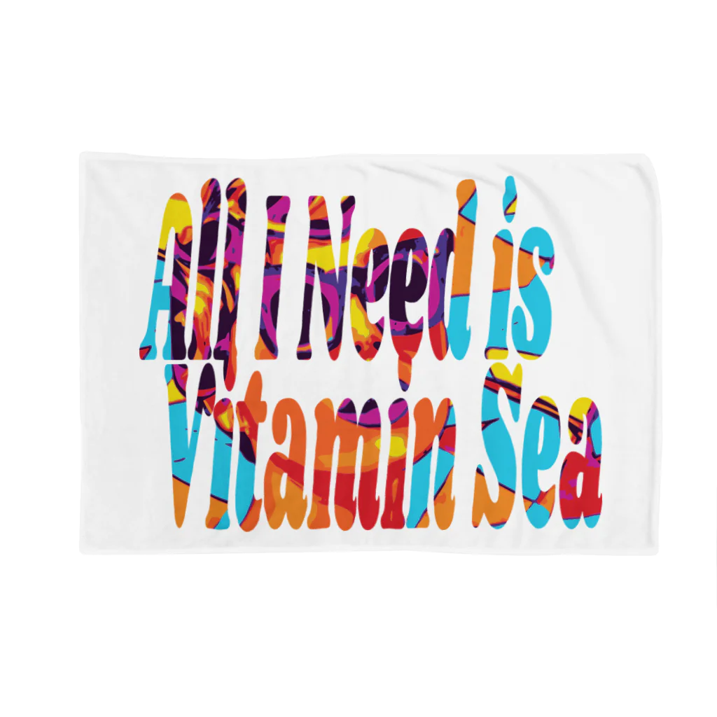 ぷんすこ(♂)のAll I Need is Vitamin Sea ブランケット