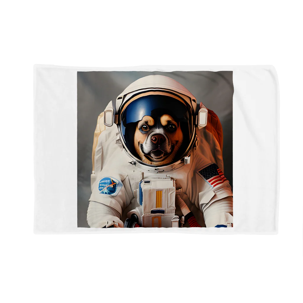 ✨そうのオリジナルグッズ✨の宇宙飛行士犬だワン！！ Blanket