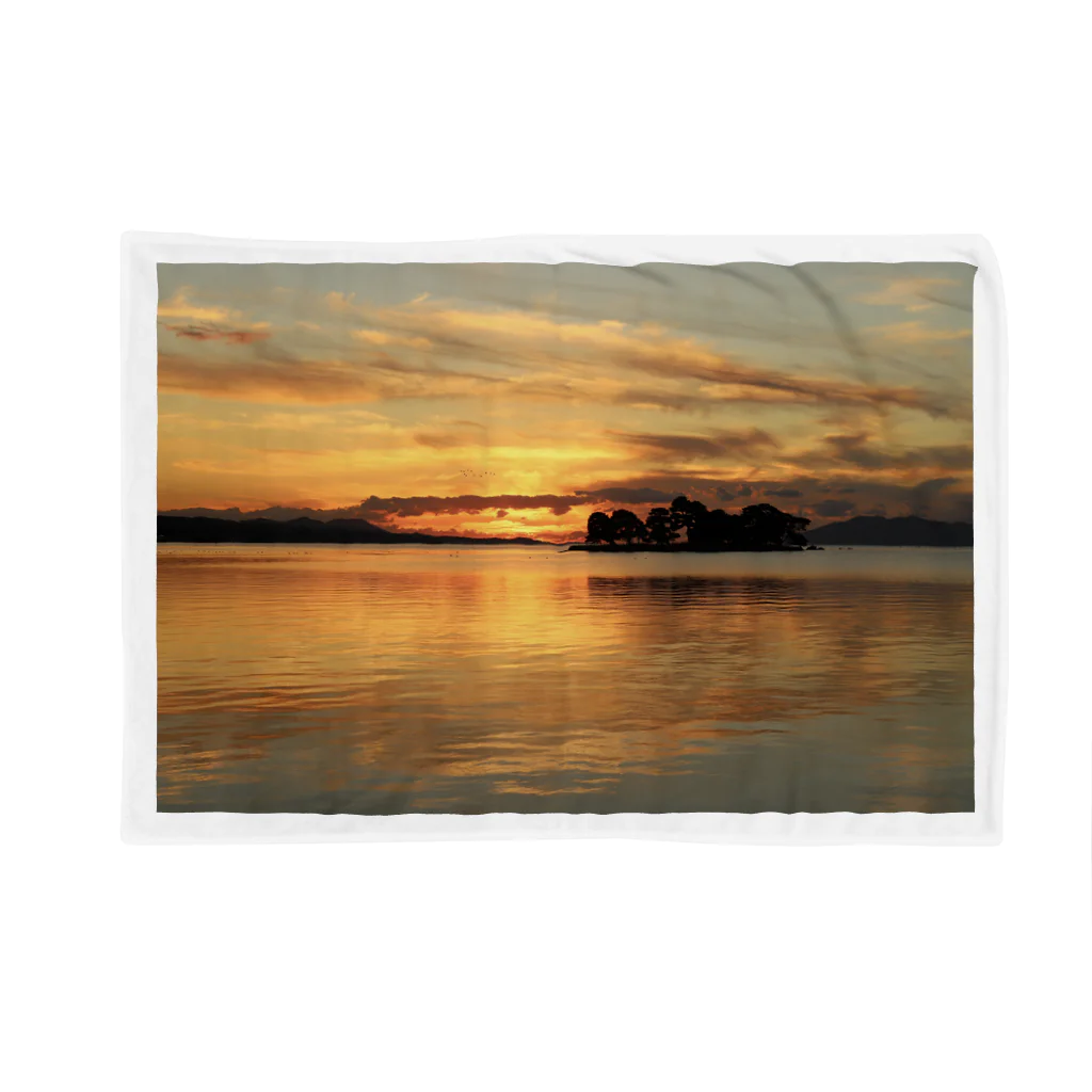 nyahoの宍道湖の夕日 Blanket