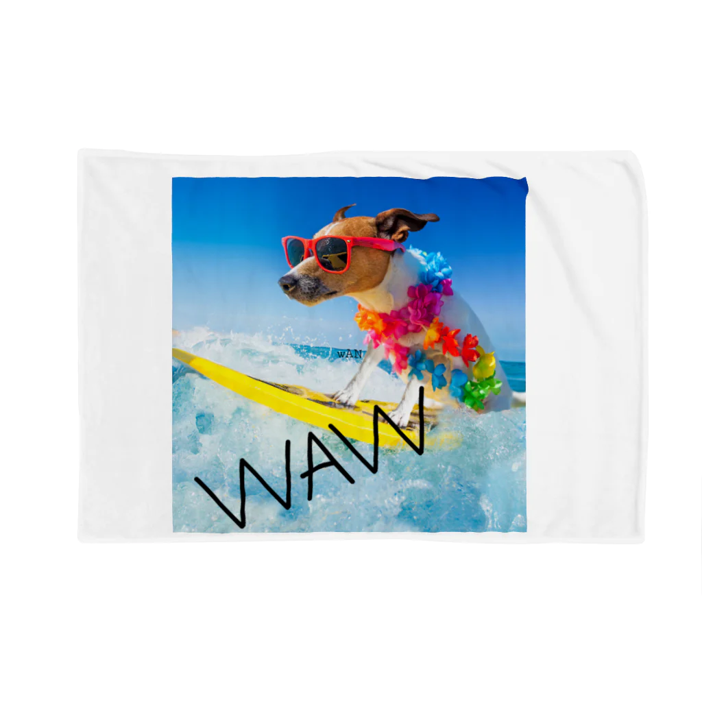 HANIの犬 サーフィンデザイン Blanket