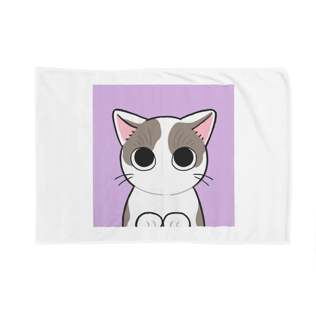 猫の休憩所withこにゃくとのムース君応援グッズ Blanket