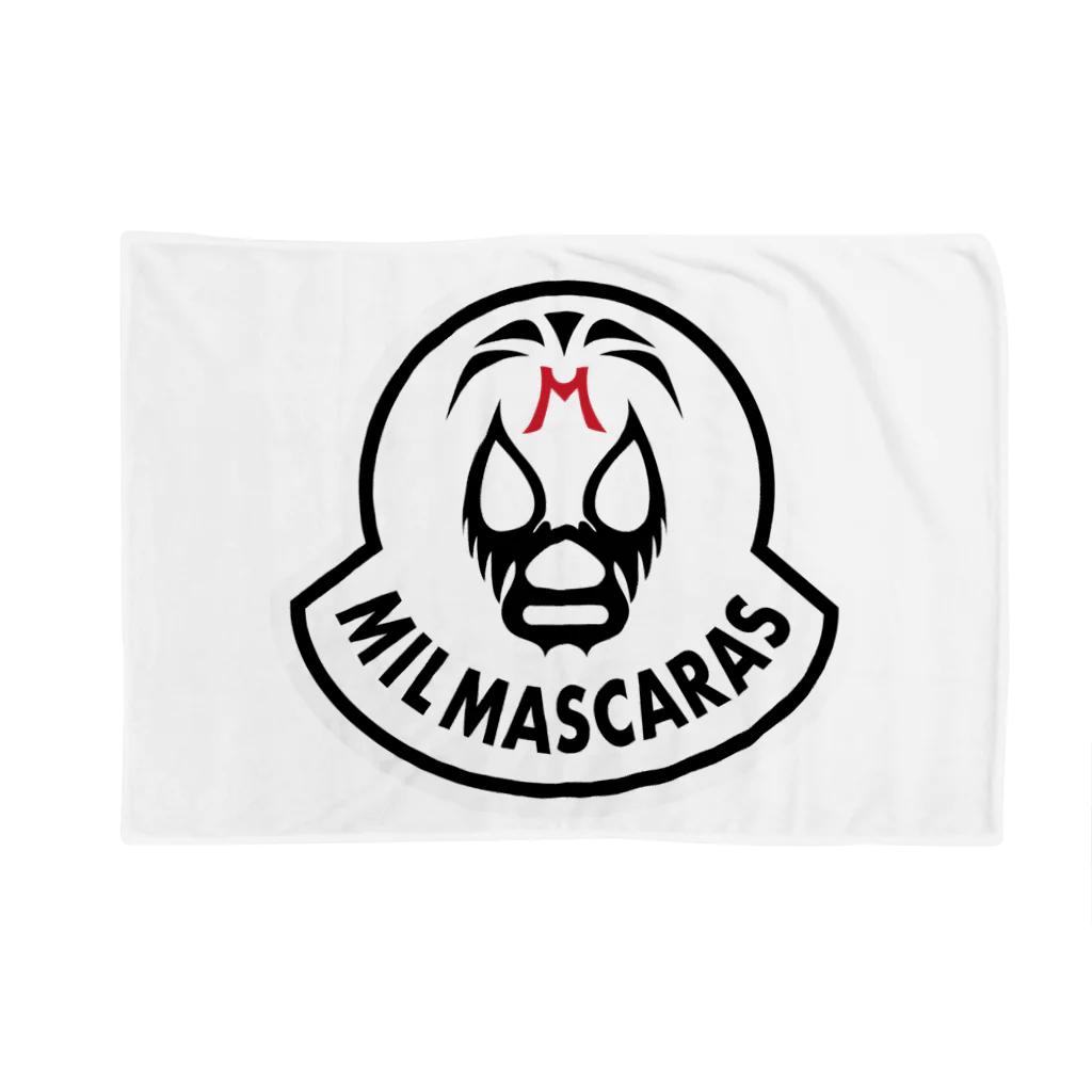 DRIPPEDのMIL MASCARAS-ミル・マスカラス ワッペン型ロゴ ブランケット