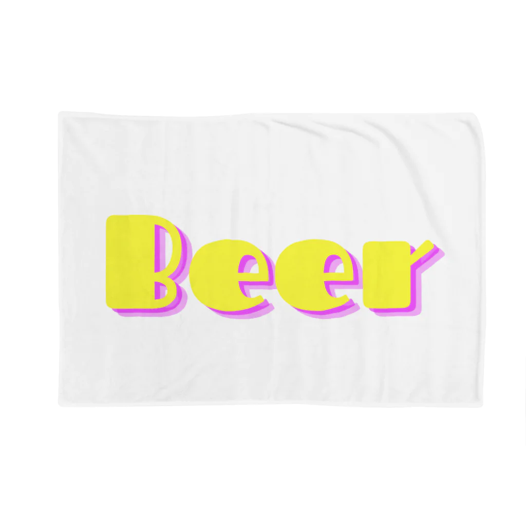 BEERのビール_POP(透過) Blanket