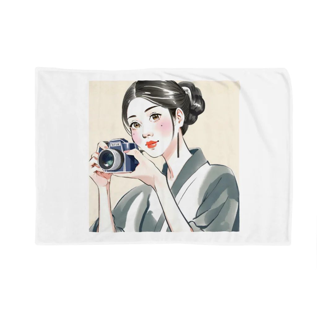 etwoshopの和美さん写真を撮る Blanket