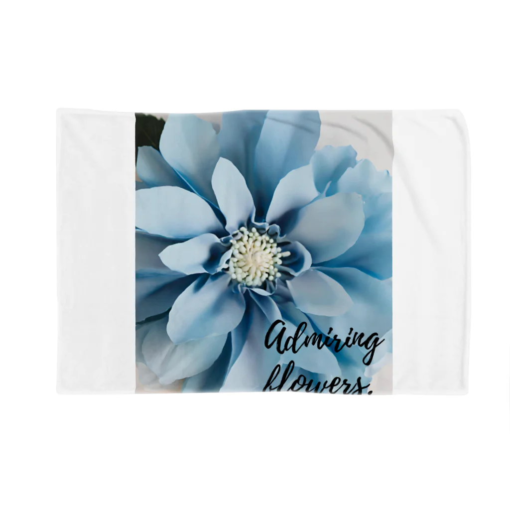 Blue @ Walkerの可愛い花 Blanket