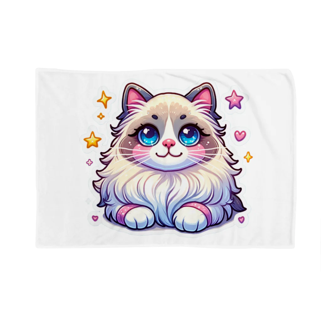 Stellaのラグドールのラムちゃん　キュート猫シリーズ Blanket