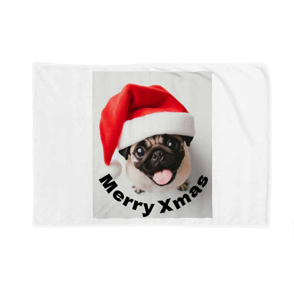 isshi1002のXmas Pug ブランケット