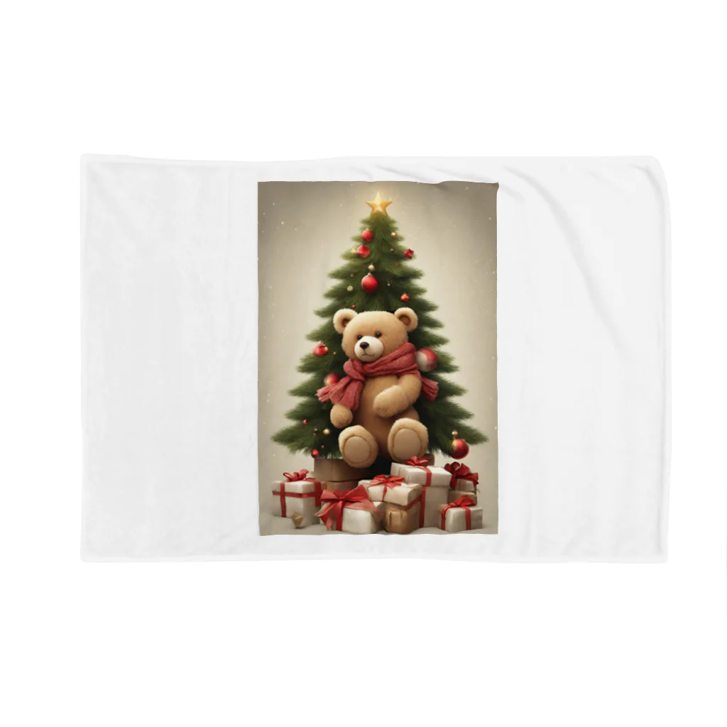 규리shopのクリスマス テディーベアの思い出 Blanket