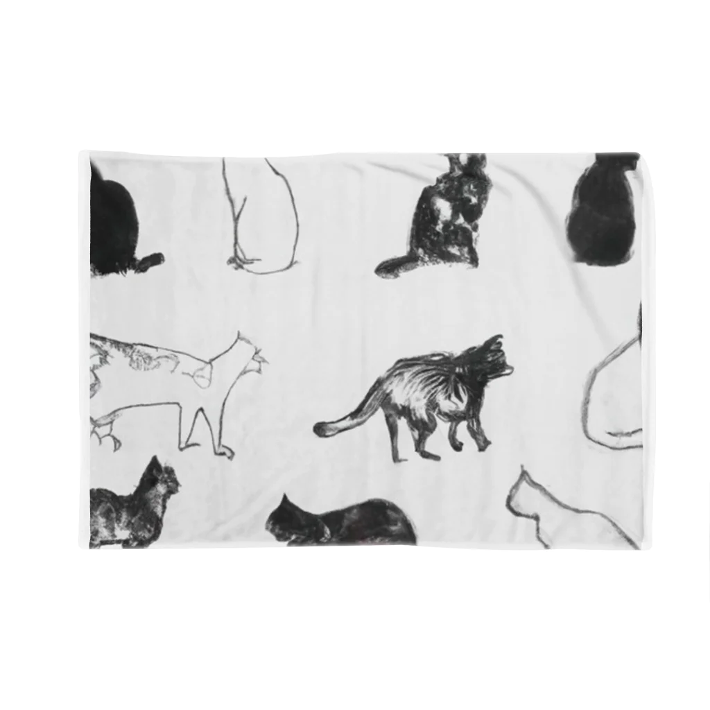 ART GALLERY Ne-ko.のNeko-01 Blanket