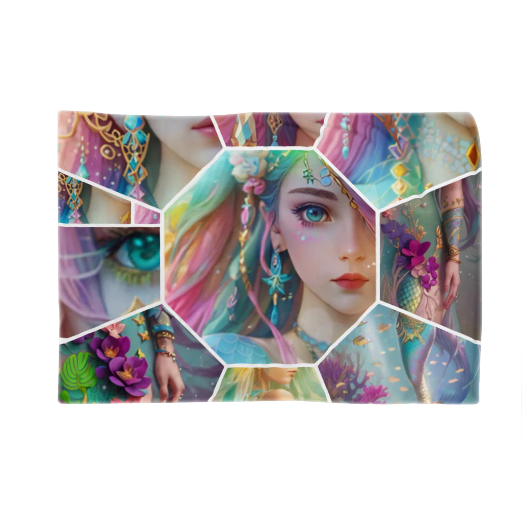 💖宇宙整体♪🌈♪こころからだチャンネル♪💖のcutie mermaid REINA WORLD ブランケット
