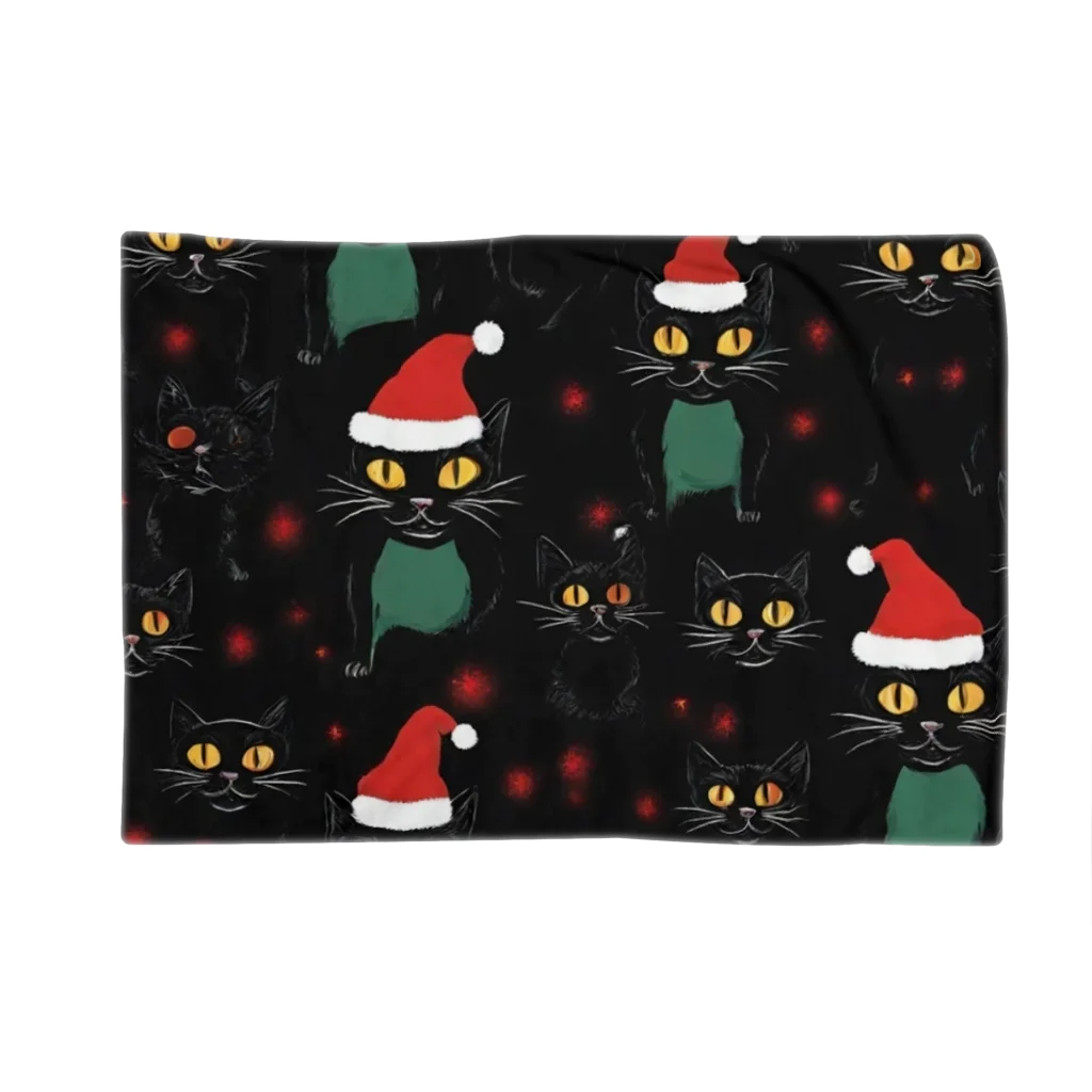 宇宙黒猫キョロちゃんの宇宙黒猫キョロちゃんとX'mas🎄 Blanket