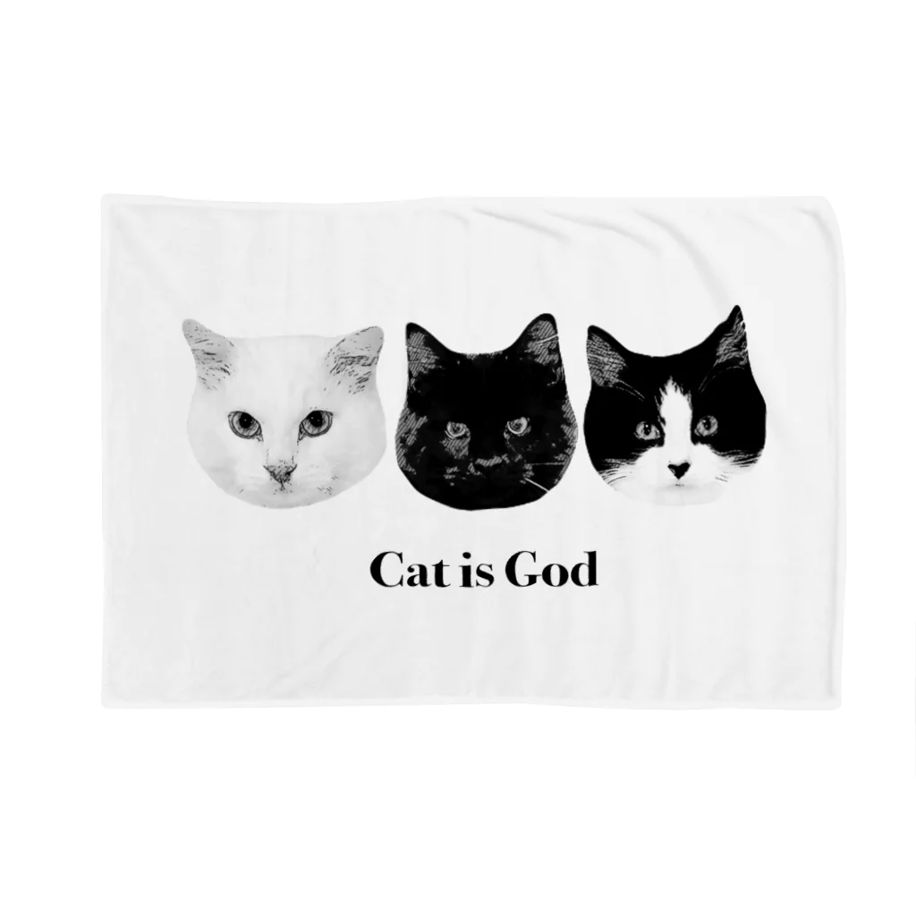 Cat is GodのCat is God ブランケット