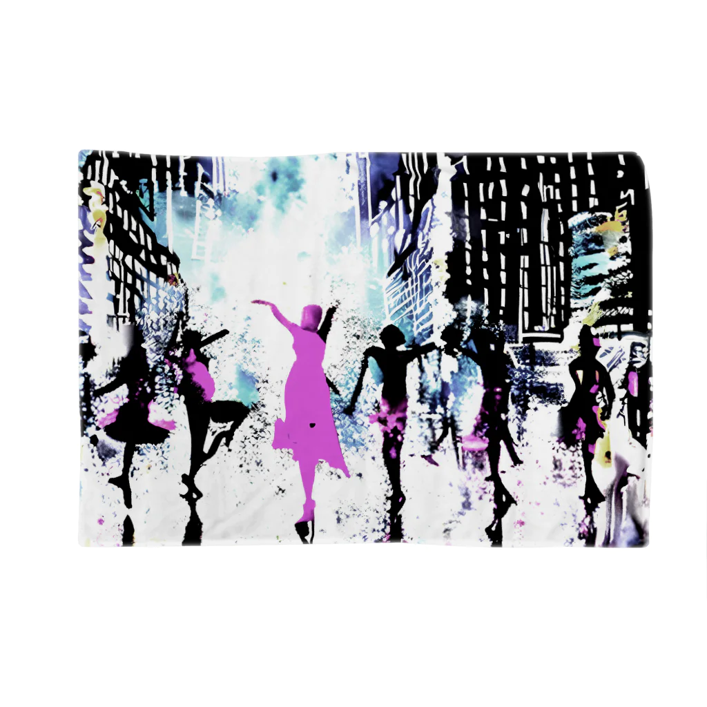 Moichi Designs Shop-2023のnew york dancer Blanket