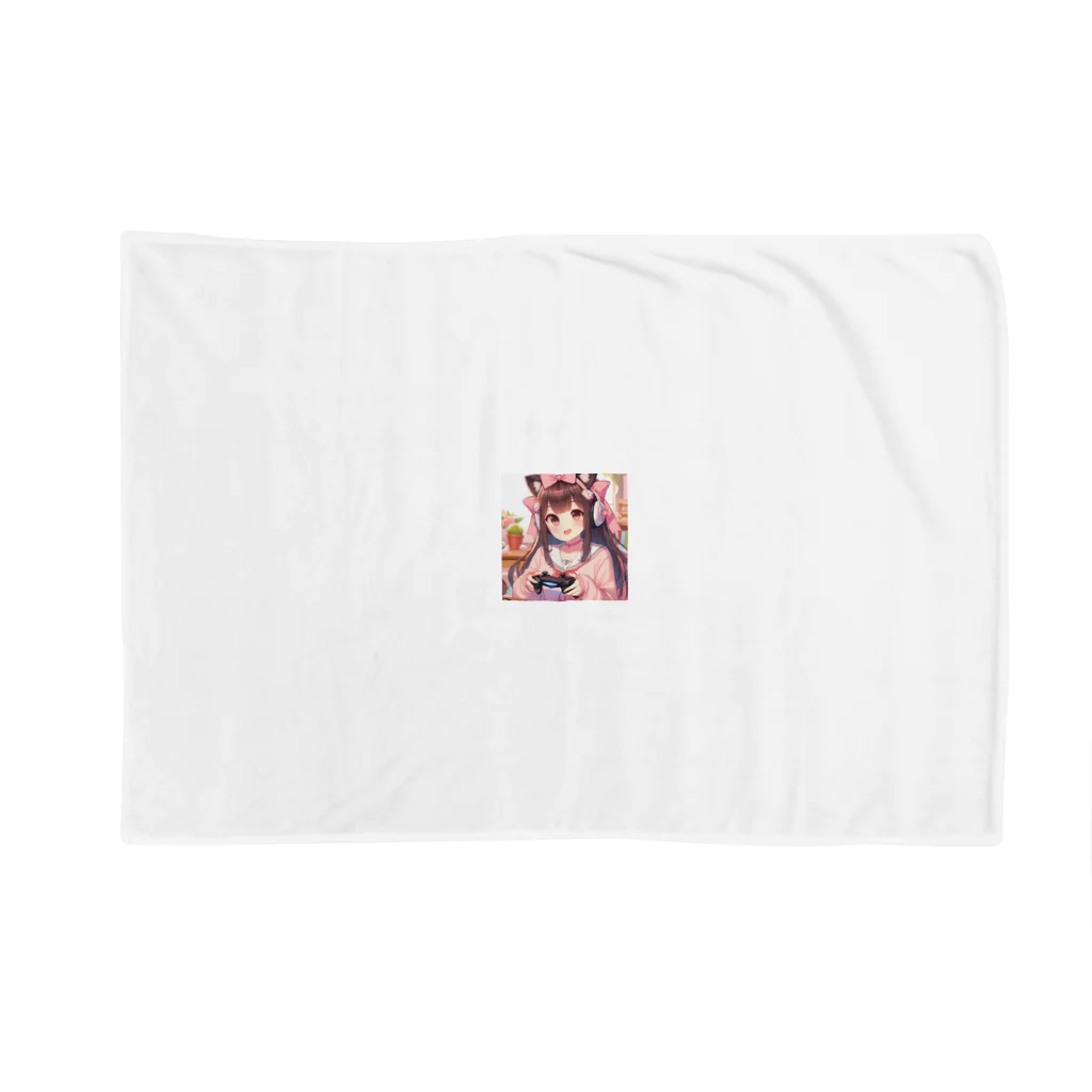 luckyTigerのゲーム女子 Blanket