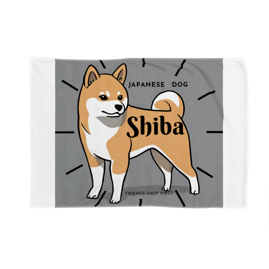 MarilyneのジャパニーズわんこShiba ブランケット