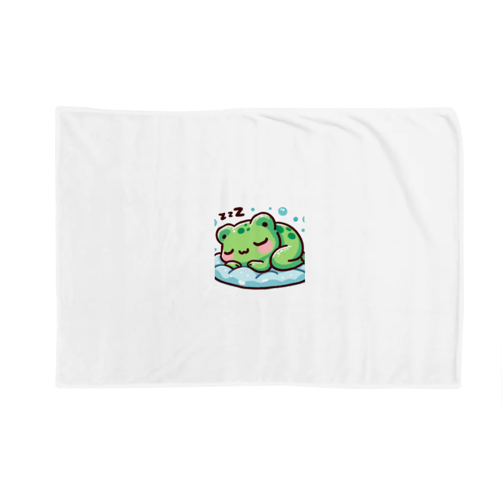 Shiba_IncのSleeping frogs(熟睡する蛙) Blanket