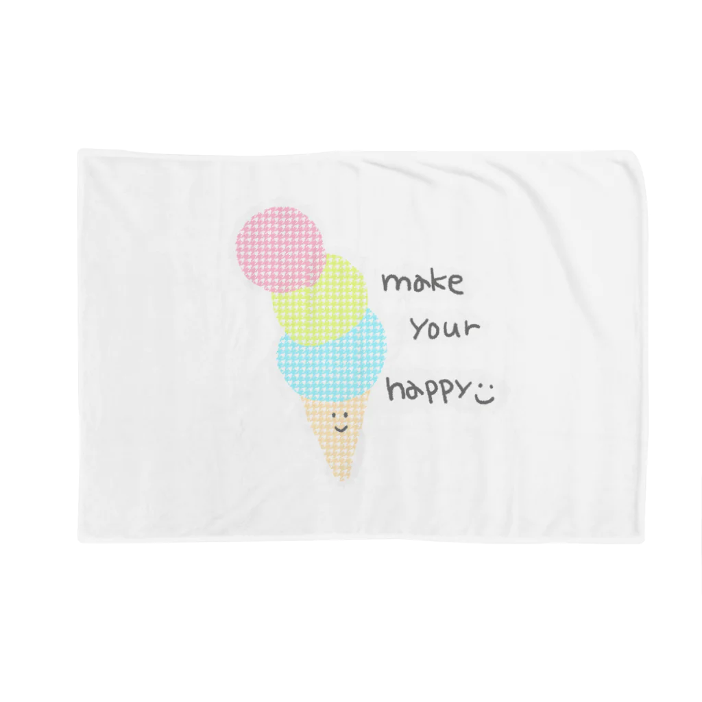 usabit.のぐっず屋さんのmake your happy Blanket