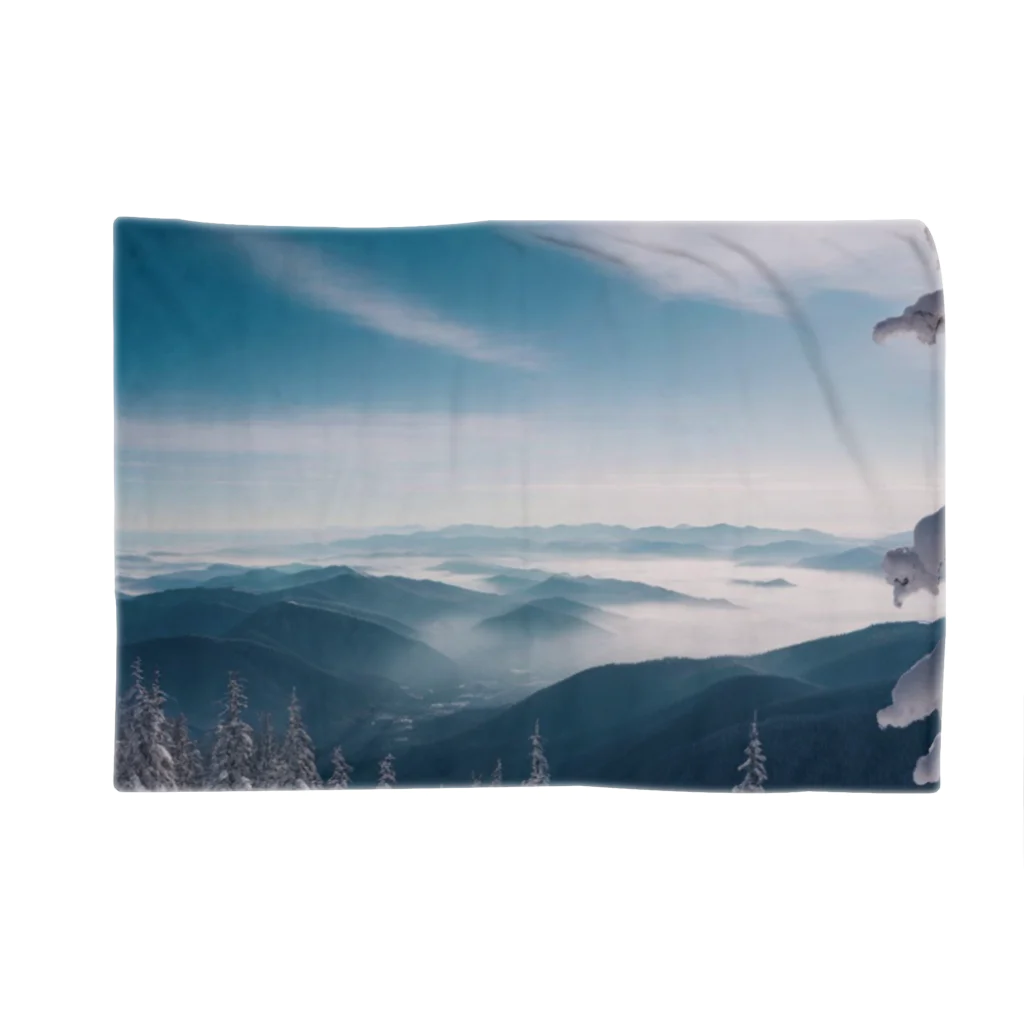 awawoの青空と山の風景 Blanket