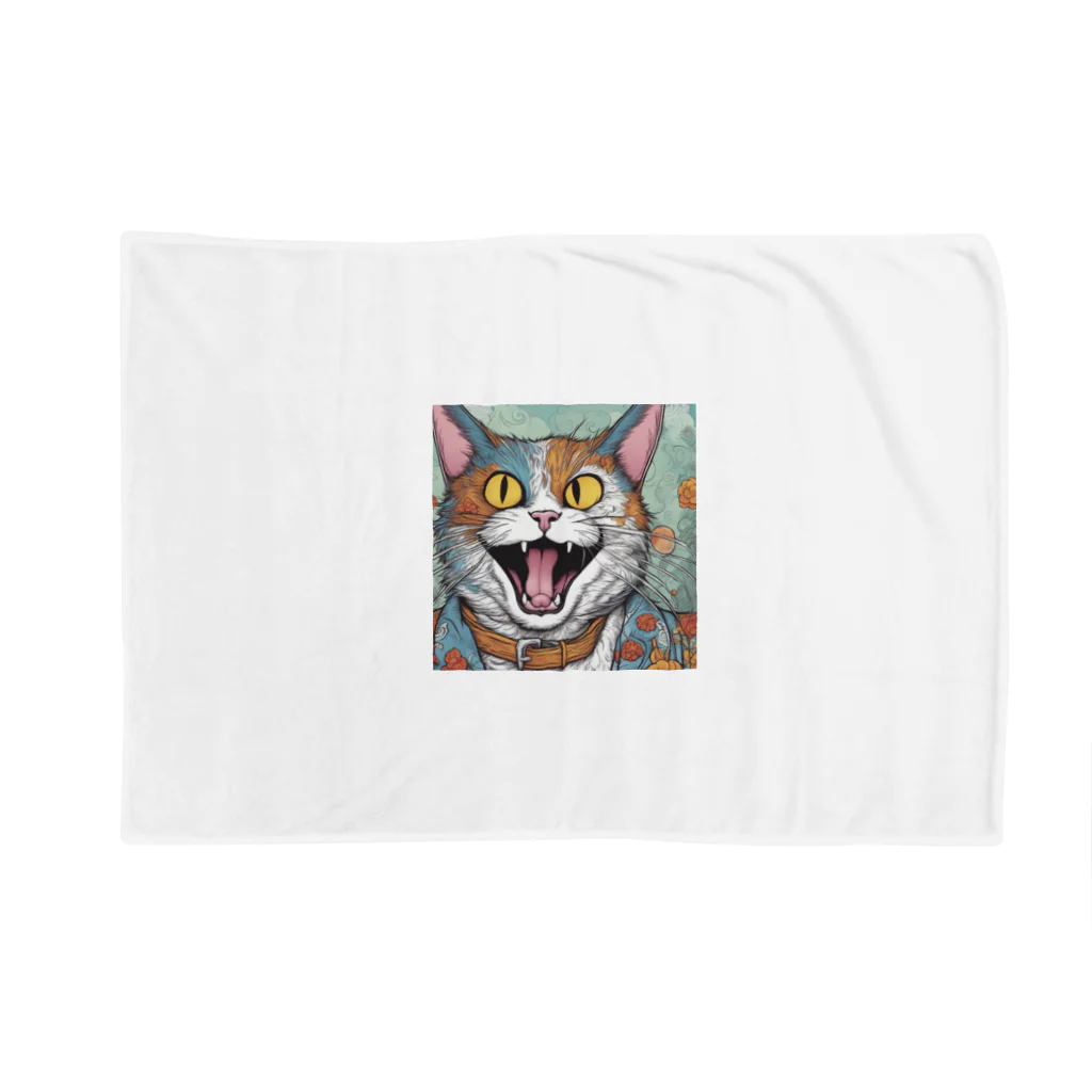 washi-and-washichanのゲス猫 ブランケット