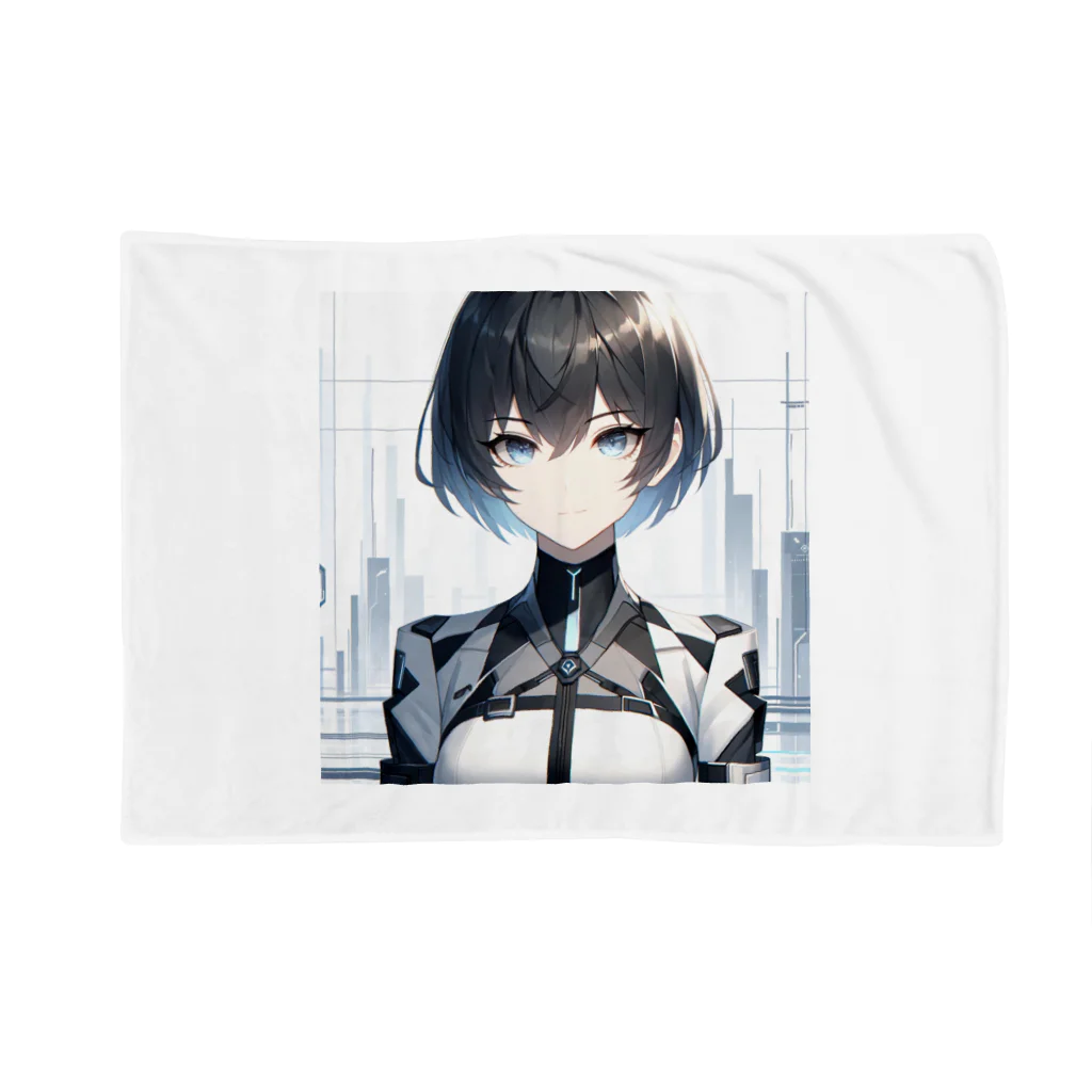 しんがんの未来的なAI美女 Blanket