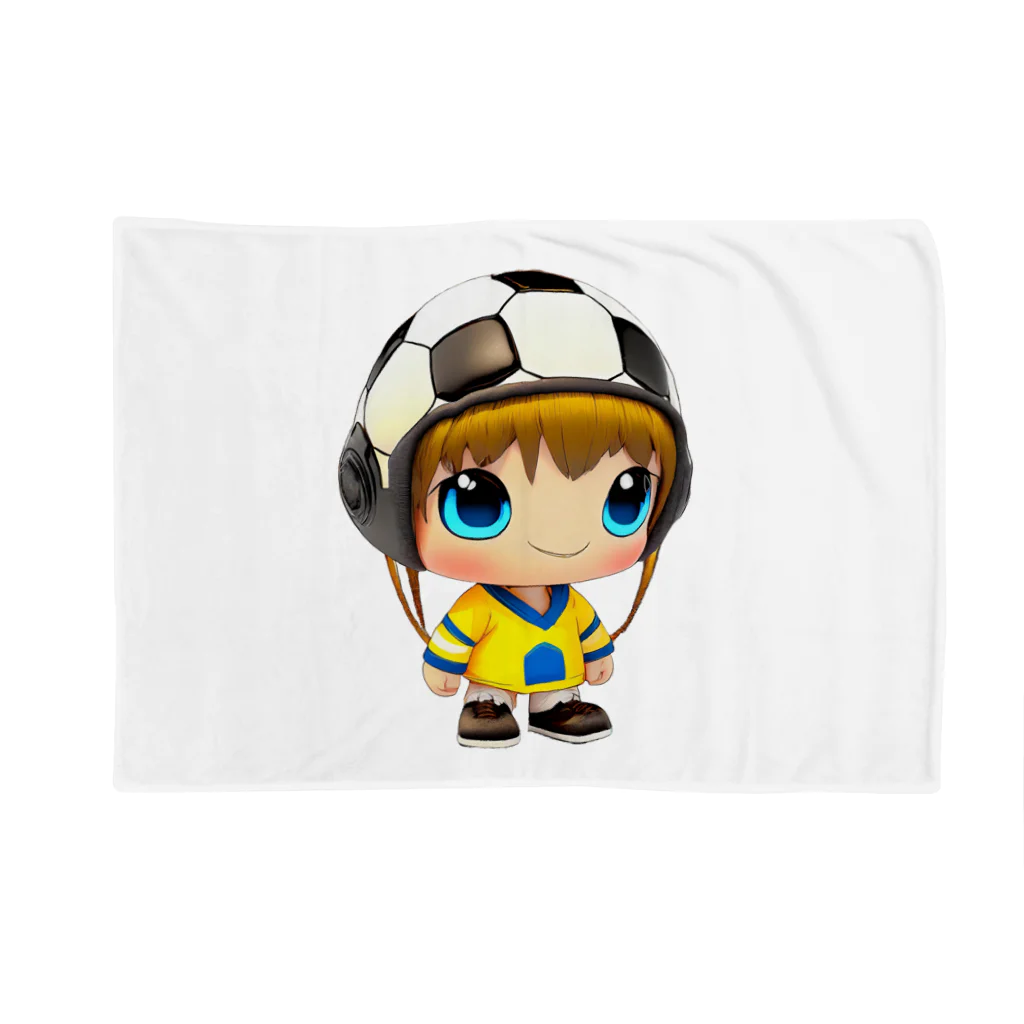ぱんだまんのサッカー大好き！ Blanket