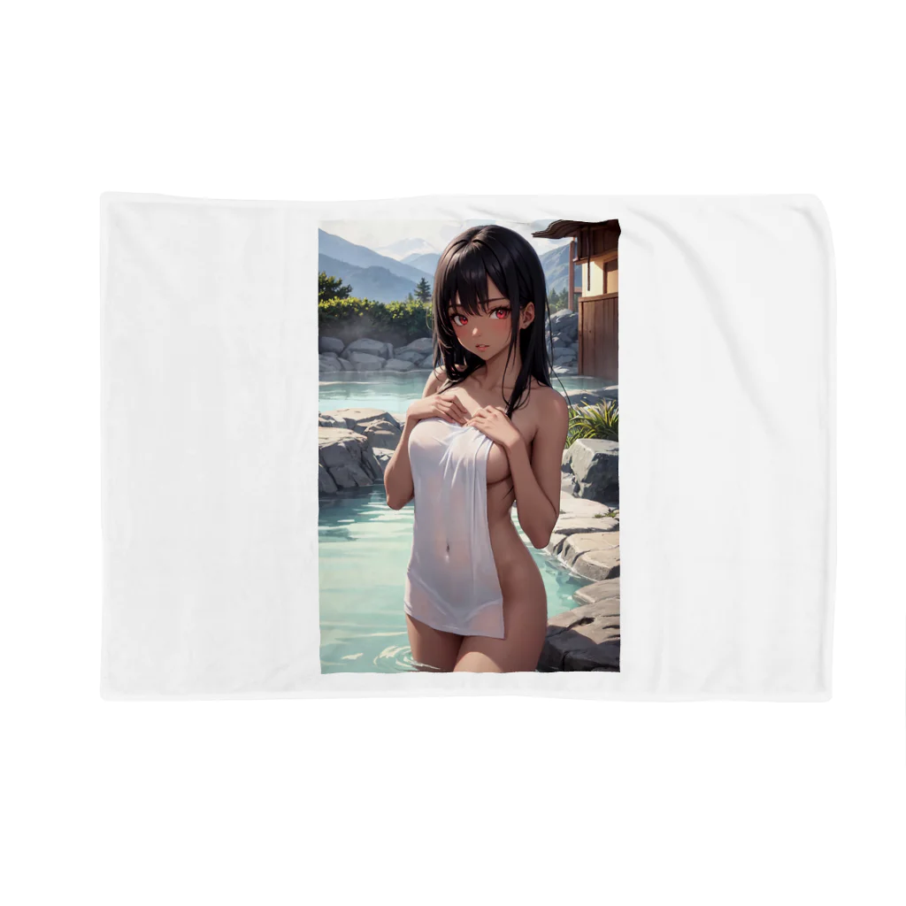 OPI_TT_RyumisVelnの褐色の女の子が贅沢な温泉でまったりと過ごしています。 Blanket