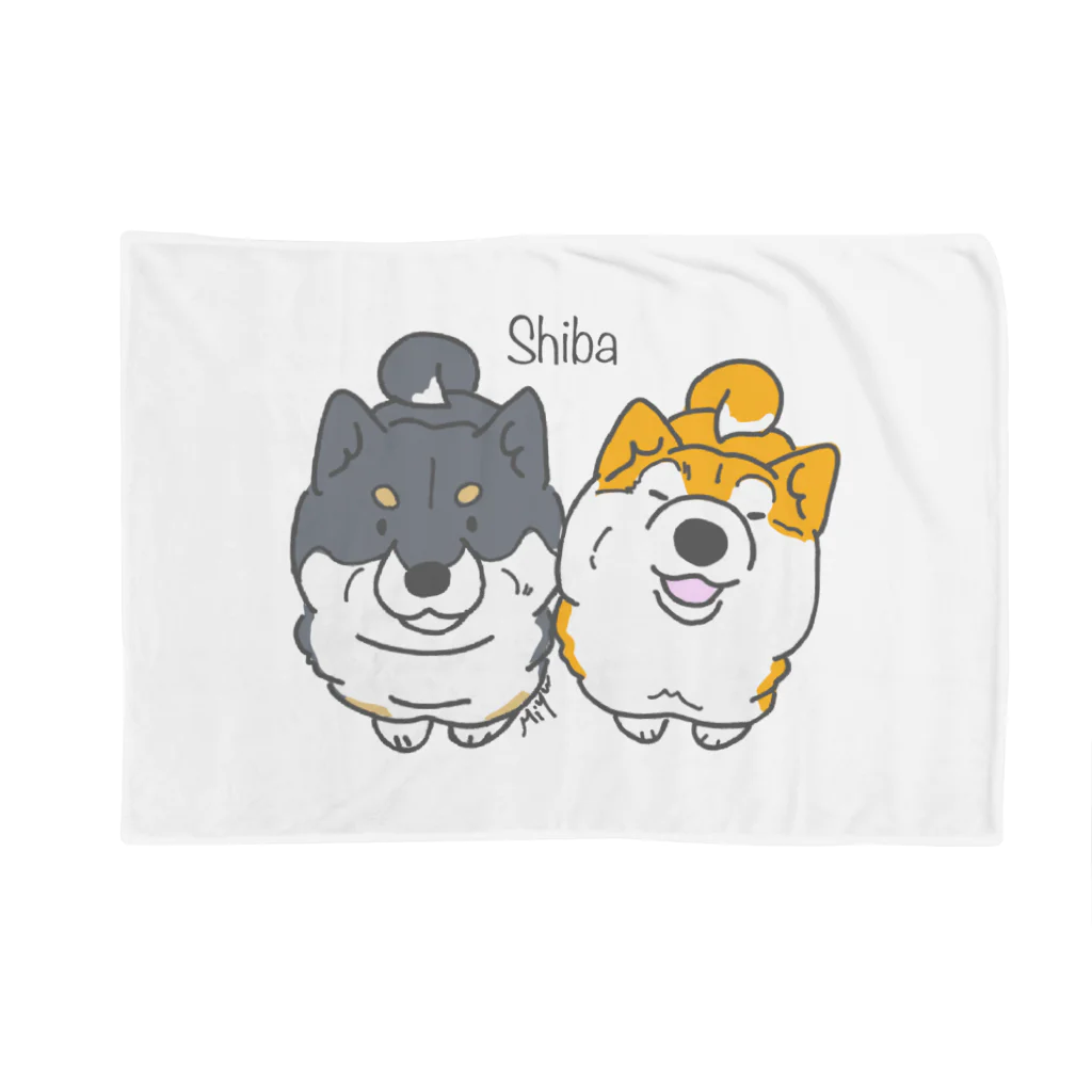 しぇるーののむっちり柴犬くん Blanket