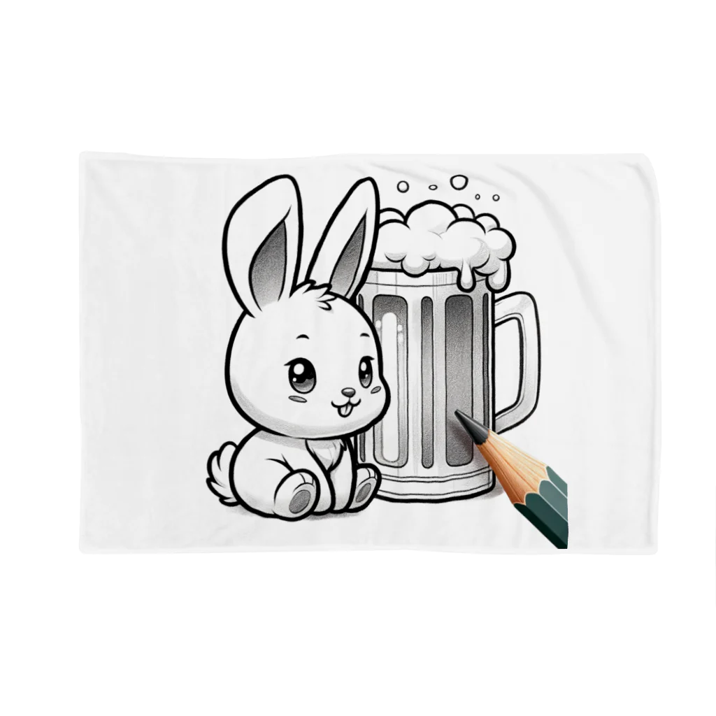 bottaの可愛いウサギ(垂れ耳ビール)05 Blanket