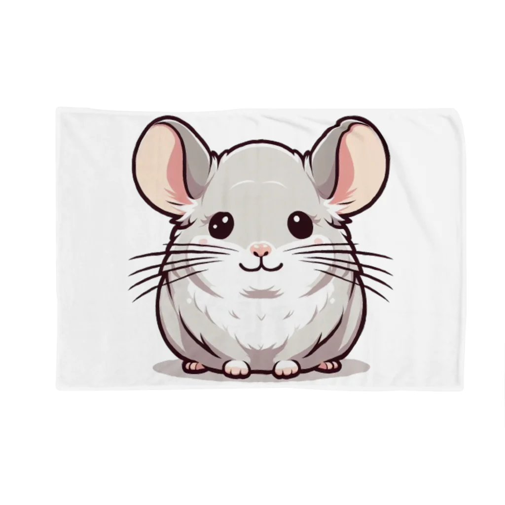 もふっとチンチラ🐭のチンチラ（シナモン） Blanket