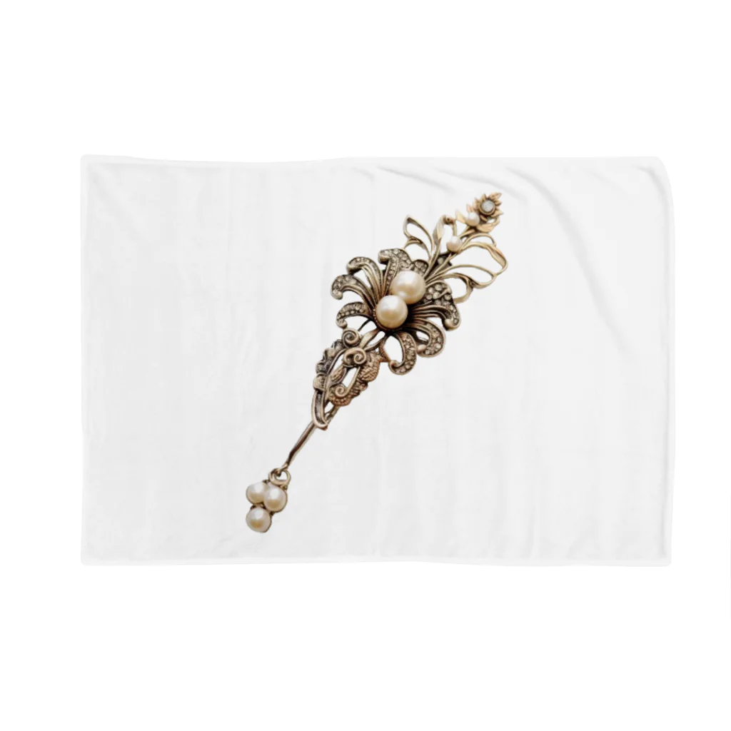 motsunabeeのpearl clip, unique, new design, special Blanket