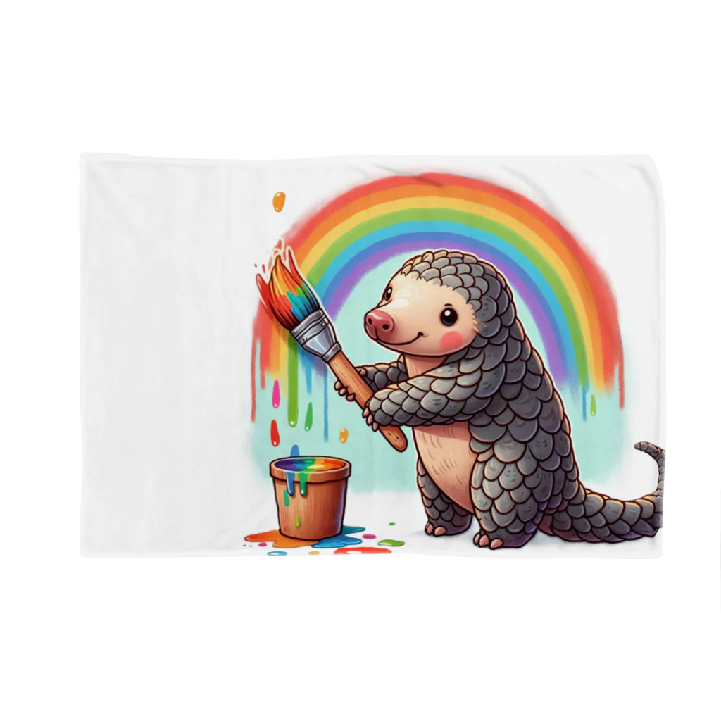 STOP POACHNGのPANGOLIN（センザンコウ） Blanket