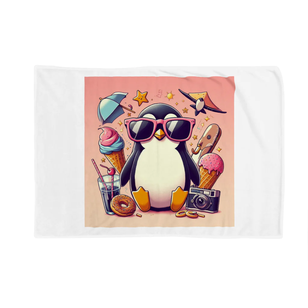 Design Harborのcool penguin Blanket