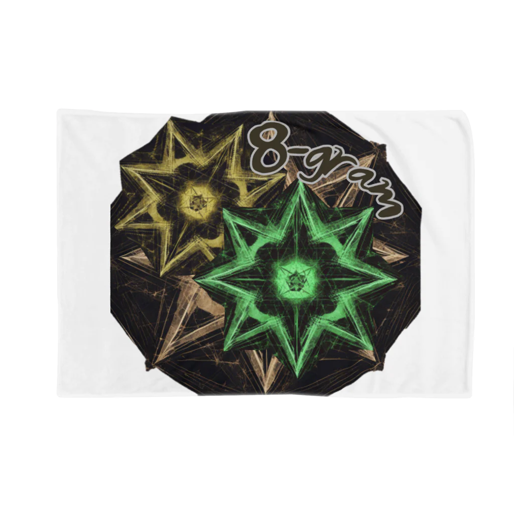 NaROOMの【Abstract Design】8-gram 八芒星🤭 Blanket