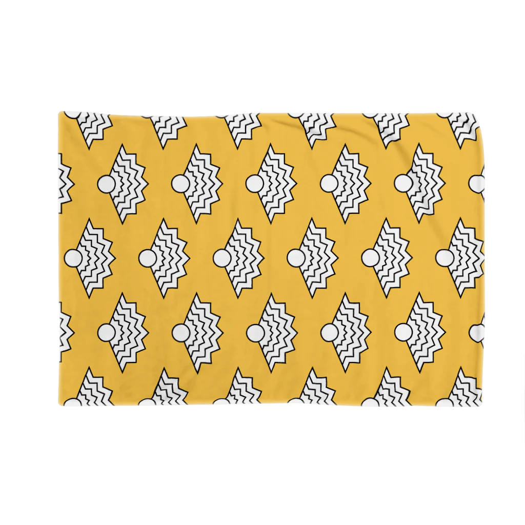 Nippon Malaya / 日本マラヤのNIMAFUKU (Pattern - Yellow) Blanket