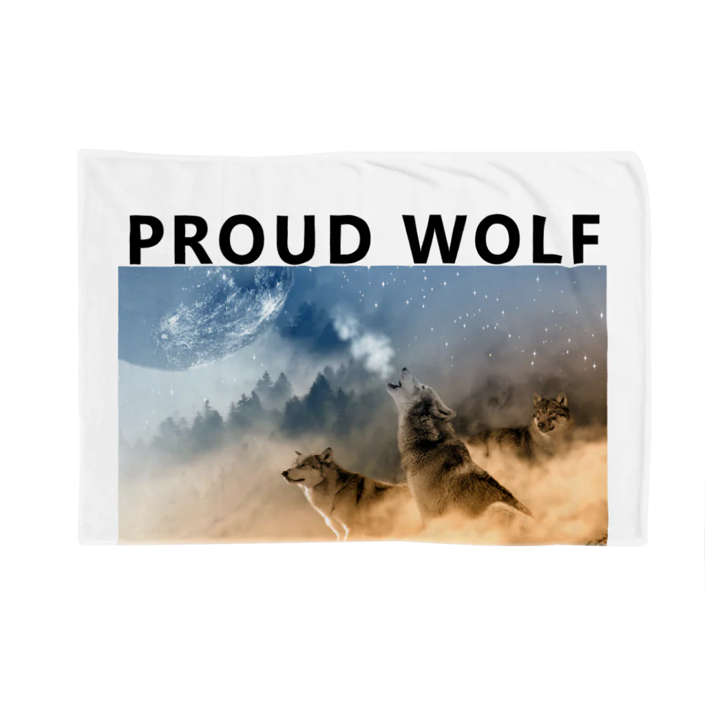 ConversationStarterのPROUD WOLF Blanket