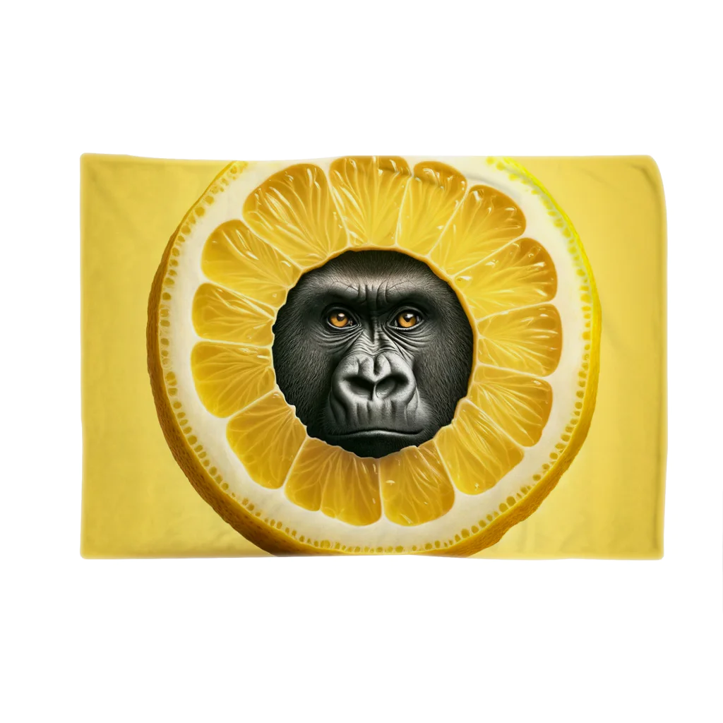 ゴリラショップのThe Mighty Gorilla Lemon  ブランケット