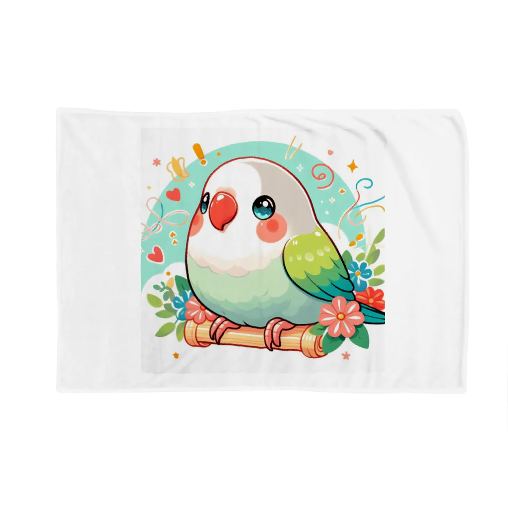 ぷっくりショップのオカメインコちゃん Blanket