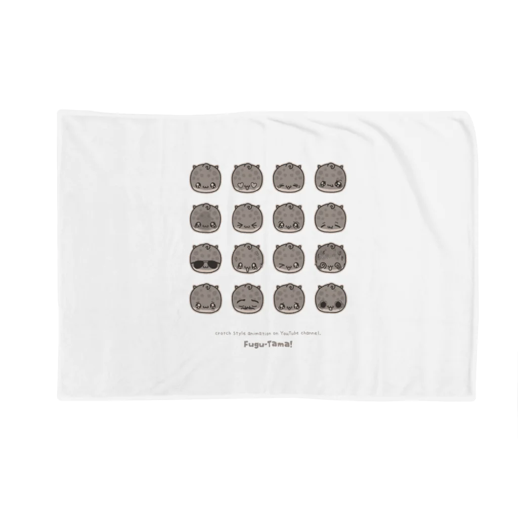 ふぐたま！公式のふぐたま！Face Blanket