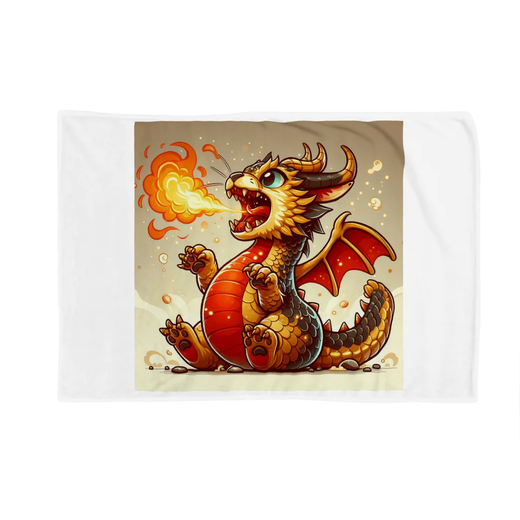 nekodoragonの火噴き猫ドラゴン Blanket