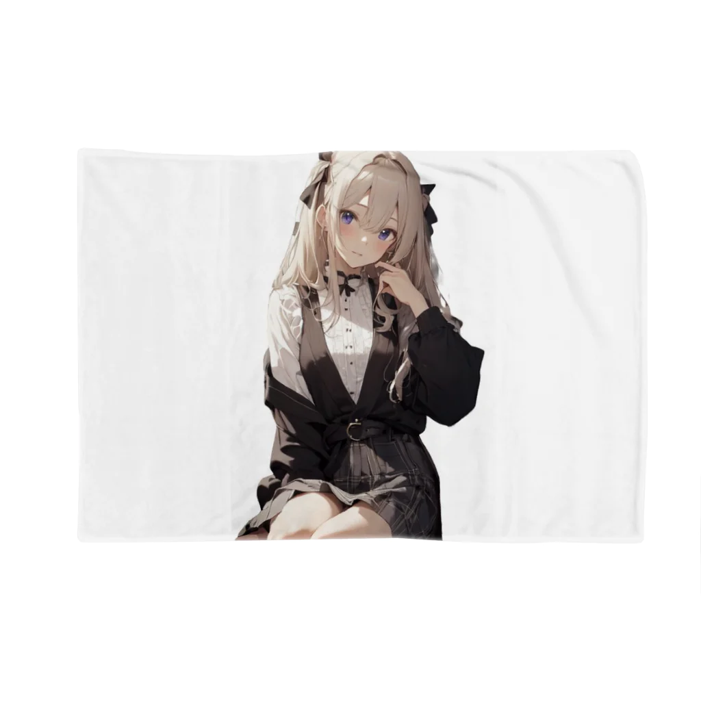 ビッグスマイルライフの金髪美女 Blanket