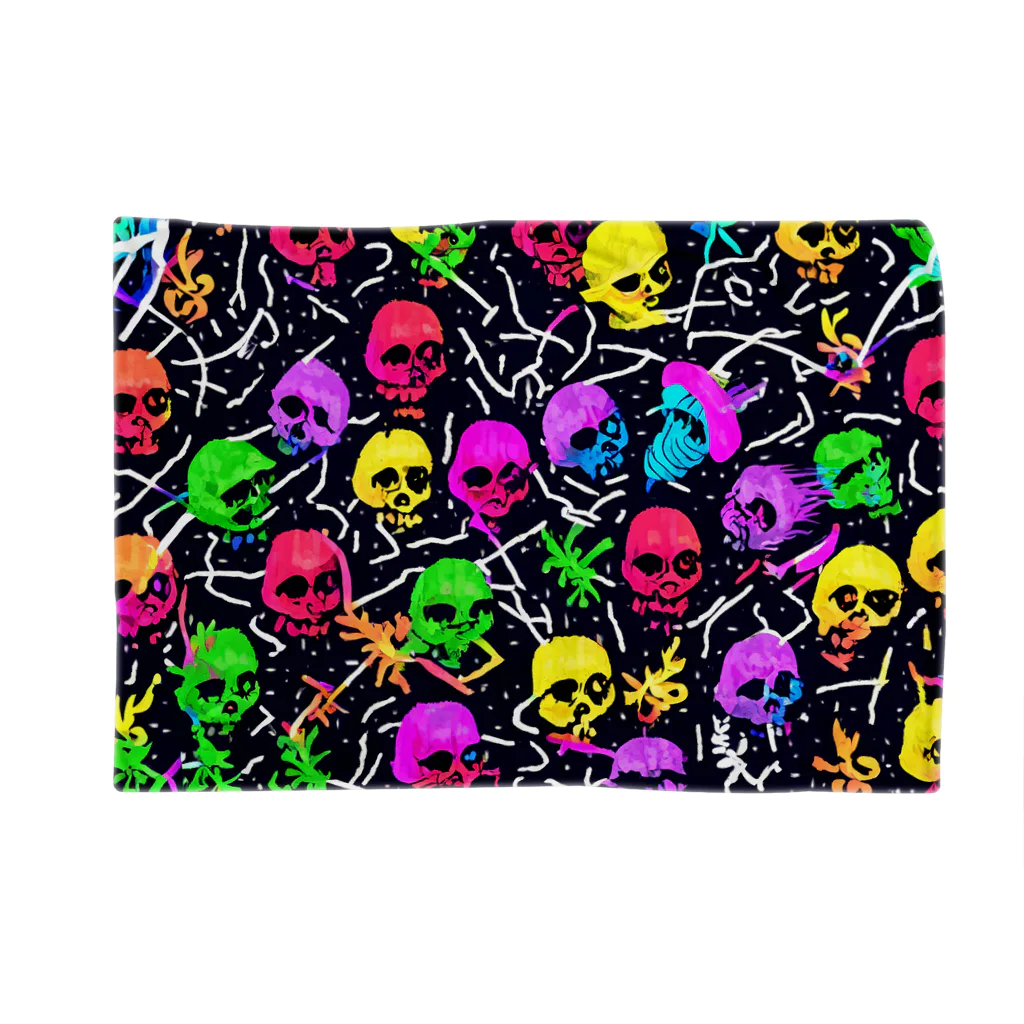 MEGROOVEのドクロいっぱい💀 Blanket