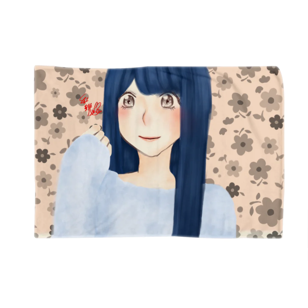 こうひのふわふわ女の子 Blanket