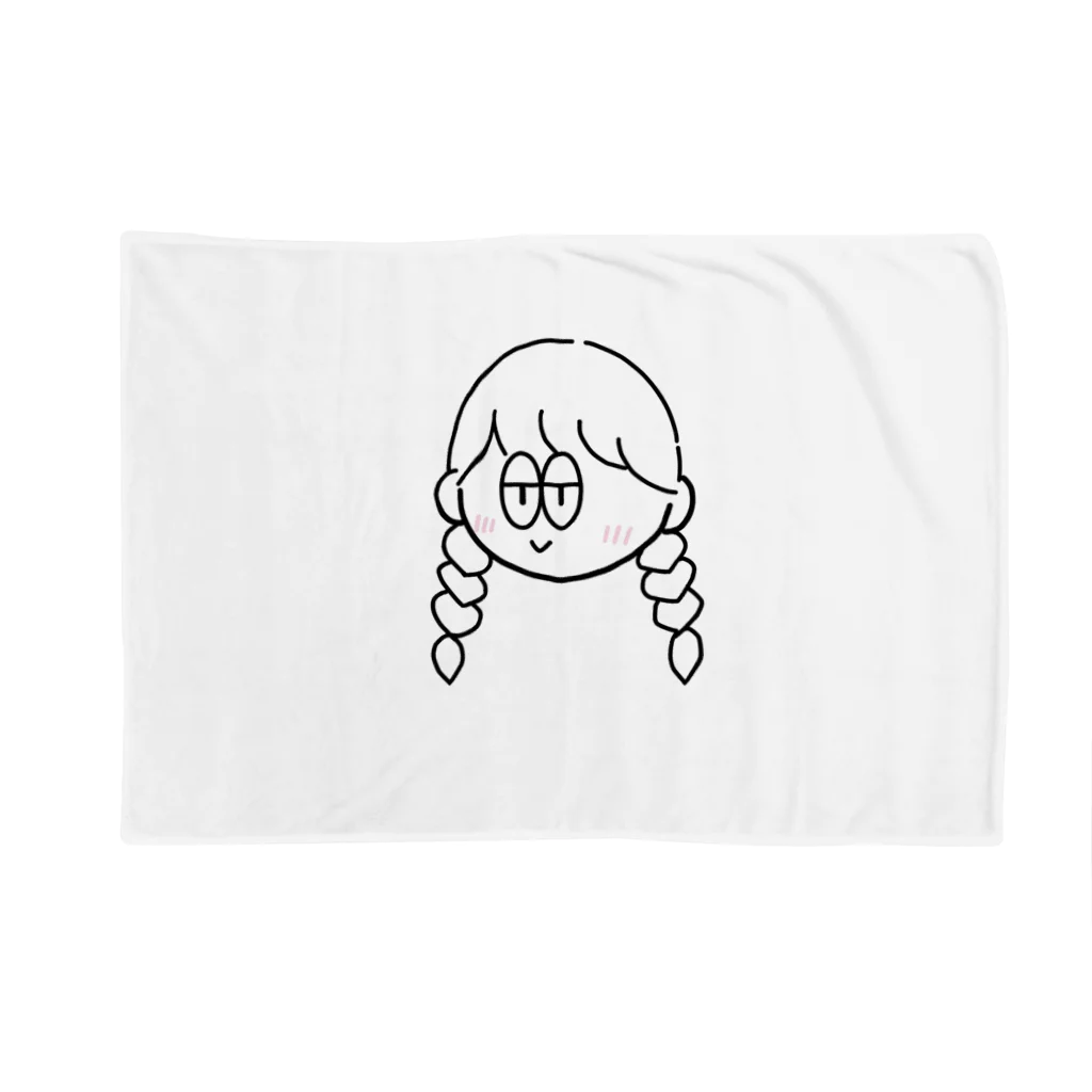 mapleの三つ編み女の子 Blanket