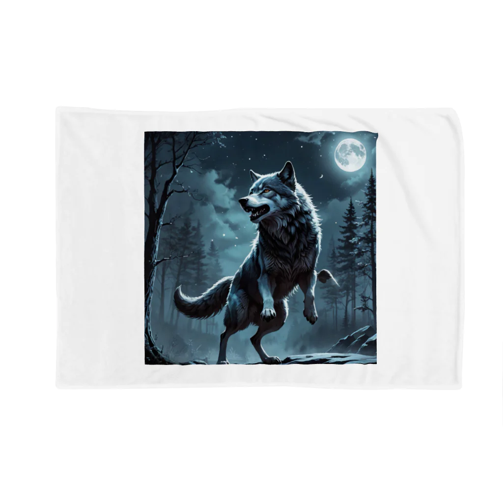 HUNTING DOGSのMoon Wolf Blanket