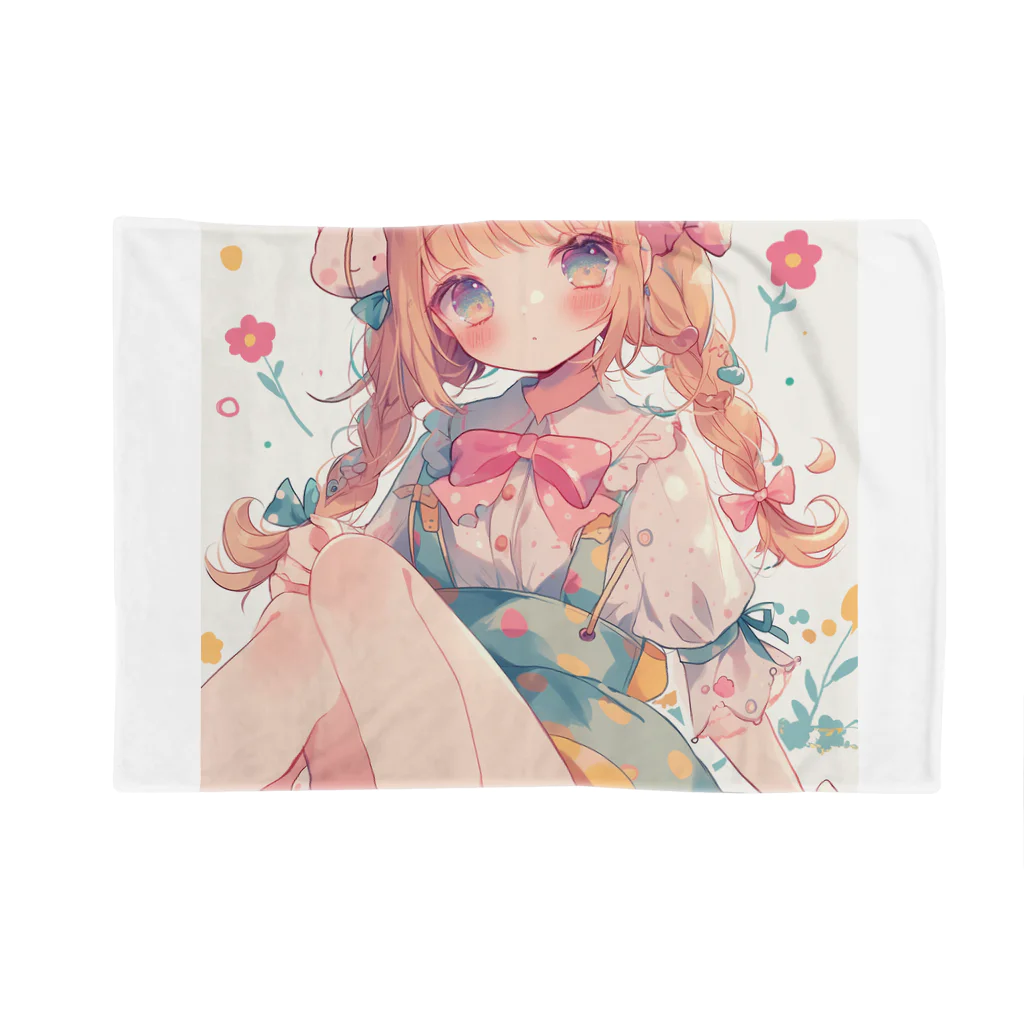 AQUAMETAVERSEの春ウキウキの少女　なでしこ1478 Blanket