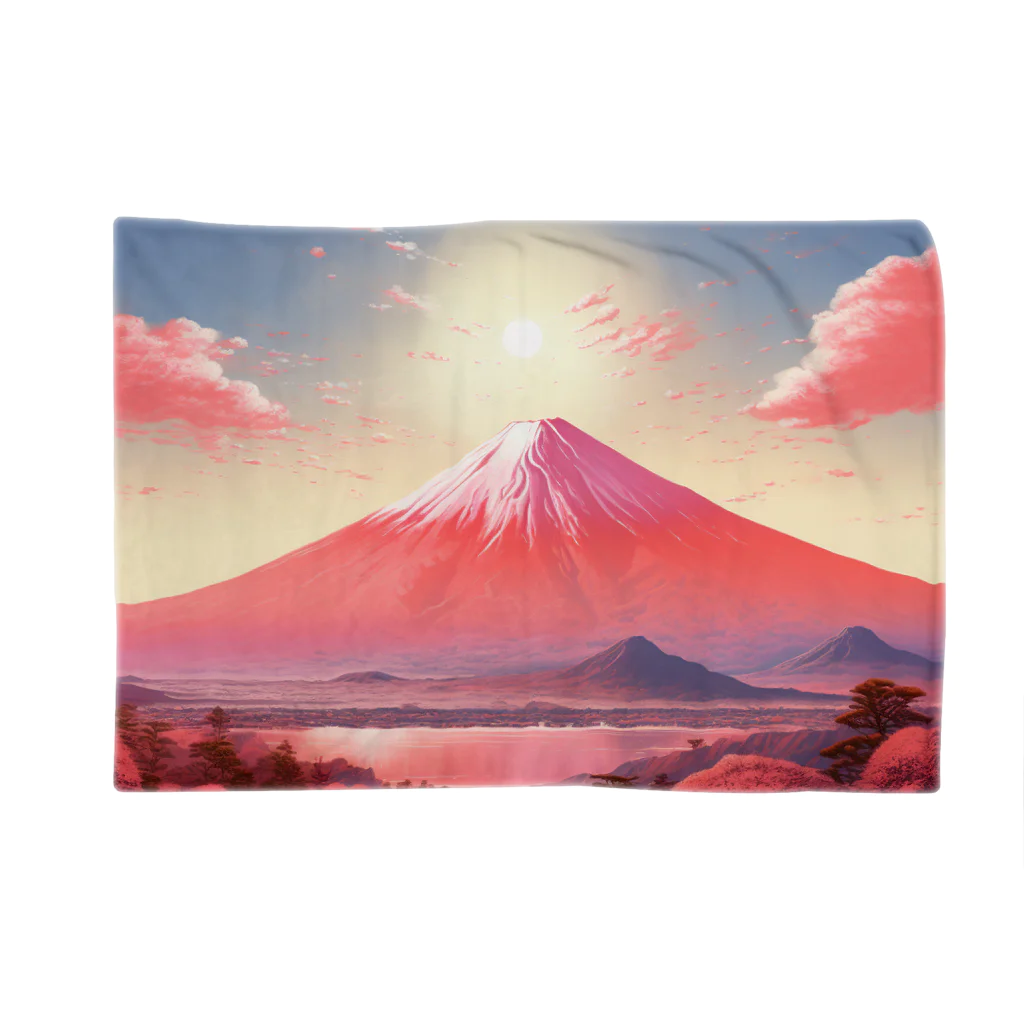 AQUAMETAVERSEの赤富士希望の印　なでしこ1478 Blanket