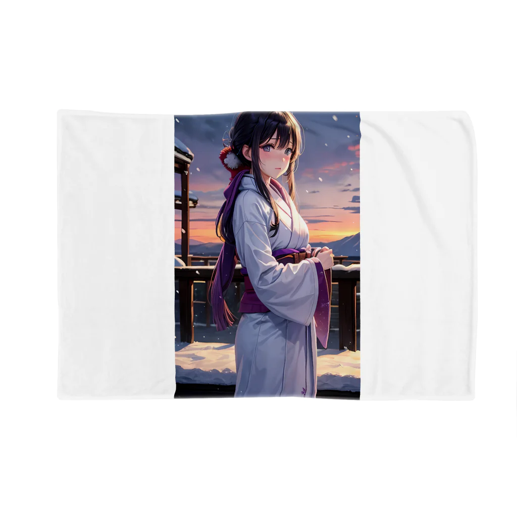 kimono_musume  AI artのscene5 Blanket